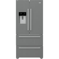 Beko GNE460520DVPX Freestanding American Style Fridge Freezer with HarvestFresh™