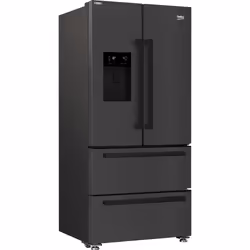 Beko GNE460520DVPZ Freestanding American Style Fridge Freezer with HarvestFresh™