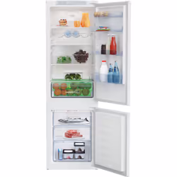 Beko BCFD4V73 Integrated Frost Free Fridge Freezer with HarvestFresh™, 262 L, No Frost (fridge), SN-ST, 38 dB, 3.2 kg/24h, E