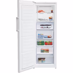 Beko FFP4671W Freestanding Tall Frost Free Freezer with Freezer Guard