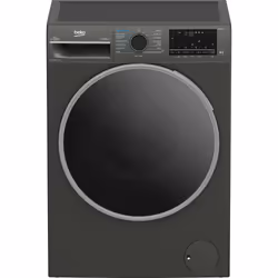 Beko B5D59645UG Freestanding 9kg Wash / 6kg Dry Capacity Washer Dryer with UltraFast, Front-load, Freestanding, Graphite, Rot ...