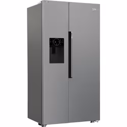 Beko ASP352VPX Freestanding American Style Fridge Freeze with HarvestFresh™