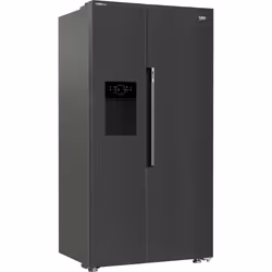 Beko ASN652VPZ Freestanding American Style Fridge Freezer with HarvestFresh™