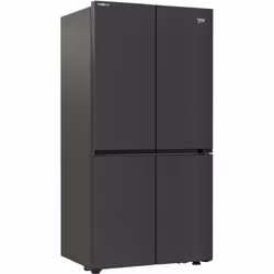 Beko GN446224VPZ Freestanding American Style Fridge Freezer with HarvestFresh™