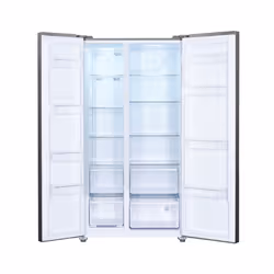 Beko ASL1532PX Freestanding Frost Free American Style Fridge Freezer with Fast Freeze