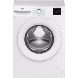 Beko b300 BM3WT3841W Freestanding 8kg 1400rpm Washing Machine with EnergySpin, Front-load, 8 kg, B, 76 dB, 1400 RPM, A