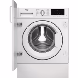 Beko bPRO 500 WTIK84122 Integrated 8kg 1400rpm Washing Machine with RecycledTub™, Front-load, 8 kg, B, 68 dB, 1400 RPM, A