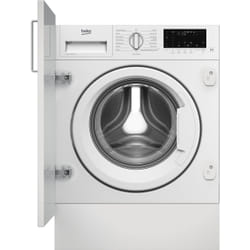 Beko bPRO 500 WTIK84122 Integrated 8kg 1400rpm Washing Machine with RecycledTub™
