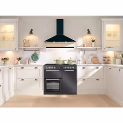 Leisure CK90C230T 90cm Electric Range Cooker with Two Ovens, Freestanding cooker, Anthracite, Rotary, Metal, Front, Metal