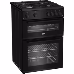 Beko FDG6201K 60cm Double Oven Gas Cooker