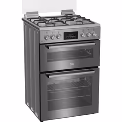 Beko FDG6272TCSM 60cm Double Oven Gas Cooker
