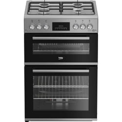Beko FDG6231CS 60cm Double Oven Gas Cooker