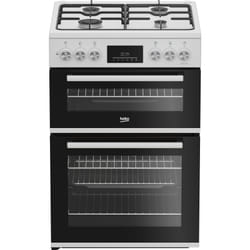 Beko FDD6231W 60cm Double Oven Duel Fuel Cooker with AeroPerfect™