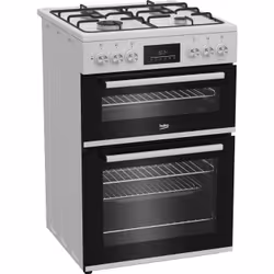 Beko FDD6231W 60cm Double Oven Duel Fuel Cooker with AeroPerfect™