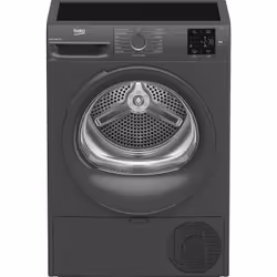Beko BM3T31023A 10kg Tumble Dryer with Heat Pump Technology, Freestanding, Front-load, Heat pump, Anthracite, Buttons, Rotary ...