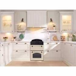 Leisure CLB60GCC 60cm Gas Range-style Cooker with Two Ovens, Freestanding cooker, Rotary, Front, Metal, PREN30, Classic