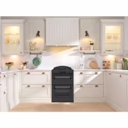 Leisure CLB60FCA 60cm Dual Fuel Range-style Cooker with Two Ovens, Freestanding cooker, Rotary, Front, Metal, PREN30, Classic