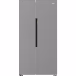Beko ASP342NDVPX Freestanding American Style Fridge Freezer with HarvestFresh™, Freestanding, American door, Stainless steel, ...