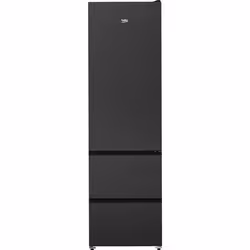 Beko GNE4603VA Freestanding AeroFlow™ Slim American Fridge Freezer with HarvestFresh™, 350 L, SN-ST, 6 kg/24h, E, Fresh zone ...