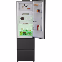 Beko GNE4603VA Freestanding AeroFlow™ Slim American Fridge Freezer with HarvestFresh™