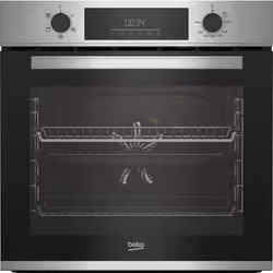 Beko BBIF12300X 60cm Built-In Single Fan Oven with AeroPerfect™, Medium, Electric, 72 L, 2300 W, 72 L, Variable rate grill
