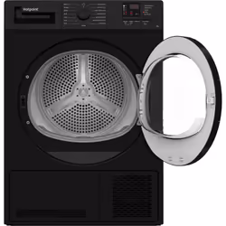 Hotpoint C HD C82 BBGD UK tumble dryer Freestanding Front-load 8 kg B Black