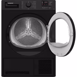 Hotpoint C HD C92 BBGD UK tumble dryer Freestanding Front-load 9 kg B Black