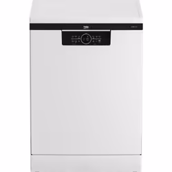 Beko bPRO 500 BDFN26451W Freestanding Full Size Dishwasher with SilentWash, Freestanding, Full size (60 cm), White, Black, Bu ...