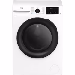 Beko BMND8545UW Freestanding 8kg Wash / 5kg Dry Capacity Washer Dryer with EnergySpin, Front-load, Freestanding, White, Left, ...