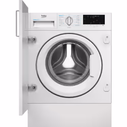 Beko WTIK741511 Integrated 7kg 1400rpm Washing Machine with Quick Programme, Front-load, 7 kg, 1400 RPM, A, White