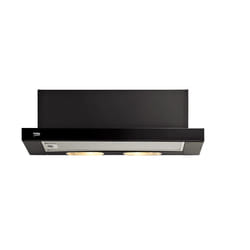 Beko CTB6250B cooker hood Semi built-in (pull out) Black 420 m³/h
