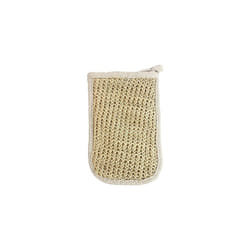 Balmy Naturel Sisal Body Scrubber Towel Bath Gloves Exfoliating Gloves Bath Pad, Sisal Massage Glove For Sauna