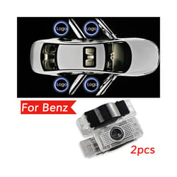 2PCS Led Door Logo Laser Projector Light For Mercedes Benz C w203 Accessories - Mercedes Benz logo