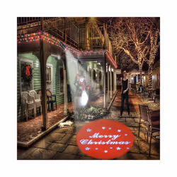 LED Projection Lamp Advertising Lights WELCOME Or MERRY CHRISTMAS Logo - Merry Christmas