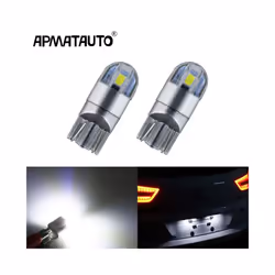 2x License plate Light CANbus T10 for Samsung chips  LED For Hyundai Tucson - Red
