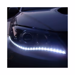 45CM Waterproof Car Auto Decorative Flexible LED Strip Light Car LED Daytime - Red