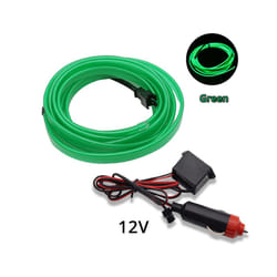 1M/2M/3M/5M Universal Car Interior Lighting LED Strip Decoration Garland - 1M, green Cigarett