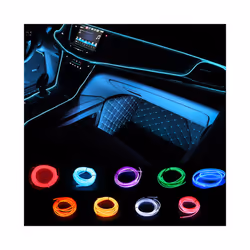 1M/2M/3M/5M Universal Car Interior Lighting LED Strip Decoration Garland - 1M, red Cigarett