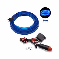 1M/2M/3M/5M Universal Car Interior Lighting LED Strip Decoration Garland - 1M, blue Cigarett