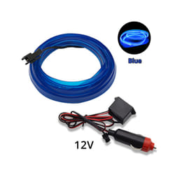 1M/2M/3M/5M Universal Car Interior Lighting LED Strip Decoration Garland - 1M, blue Cigarett