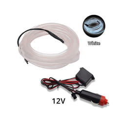 1M/2M/3M/5M Universal Car Interior Lighting LED Strip Decoration Garland - 3M, white Cigarett