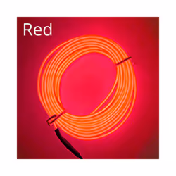 1M/2M/3M/5M Car Interior Atmosphere Lamp Welcome  Door Lights Auto LED - 2M USB Drive, Red
