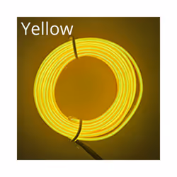 1M/2M/3M/5M Car Interior Atmosphere Lamp Welcome Door Lights Auto LED - 3M USB Drive, Yellow