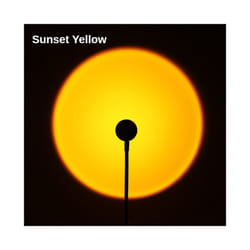 Mini sunset light net red sunset light floor-to-ceiling photo projection - sunset yellow 185mm