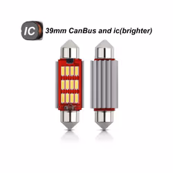 10pcs Canbus New IC 12V C5W C10W Led Bulb 31mm 36mm 39mm 41mm Car Festoon - 39mm-ic