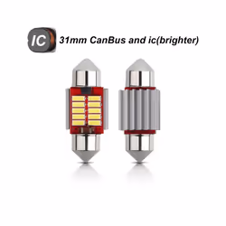 10pcs Canbus New IC 12V C5W C10W Led Bulb 31mm 36mm 39mm 41mm Car Festoon - 31mm-ic