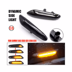 Led Dynamic Side Marker Turn Signal Light Sequential Blinker For BMW E84 - Dynamic Black Pin