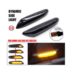 Led Dynamic Side Marker Turn Signal Light Sequential Blinker For BMW E84 - Dynamic Black T10