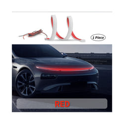 , Red) LED Car Hood Lights Strip Universal Auto Decorative Atmosphere Lamps - 100cm (39 inch