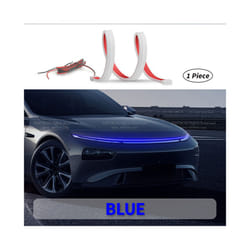 , Blue) LED Car Hood Lights Strip Universal Auto Decorative Atmosphere Lamps - 180cm (71 inch